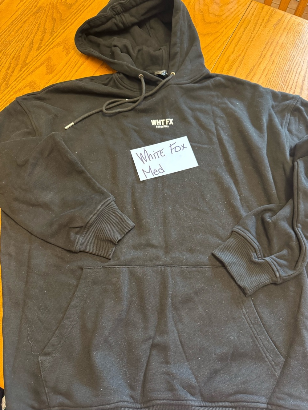 Black Logo Hoodie - Men